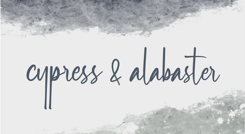 Cypress & Alabaster Artificial Trees