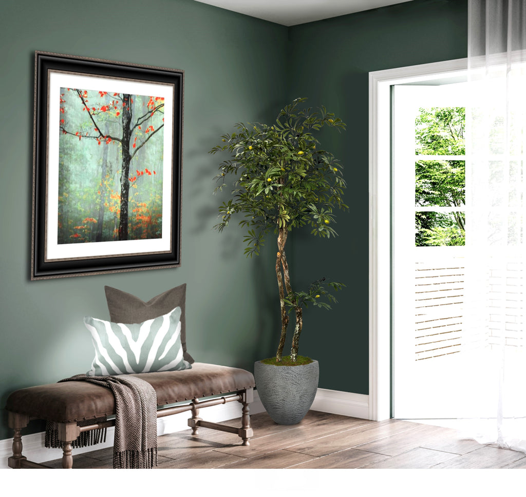 Cypress & Alabaster Artificial Olive Tree Collection