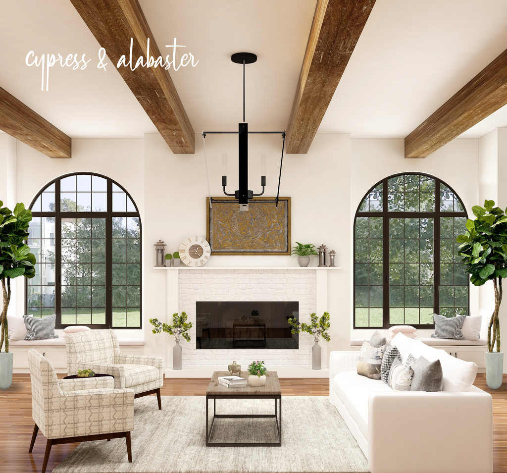 Cypress & Alabaster Artificial Fig Tree Collection